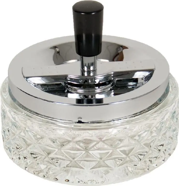 Glass Spinning Ashtrays | 4.75 Inch 1