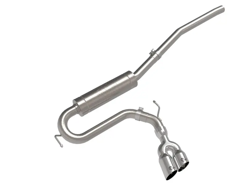 Afe 22-23 Ford Maverick Ecoboost L4 2.0L(T) Rebel Series 2-1/2In 304 Ss Cat-Back W/ Polished Tip 1