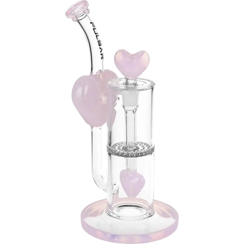 Pulsar Hearts On Hearts Recycler Water Pipe - 8.25" / 14Mm F 1