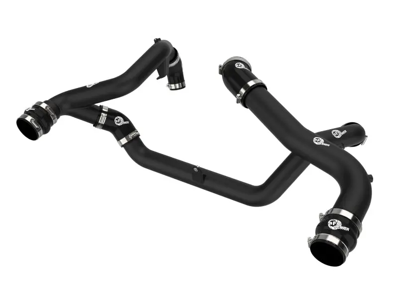 Afe 22-23 Ford Explorer Bladerunner Aluminum Hot And Cold Charge Pipe Kit - Blk 1