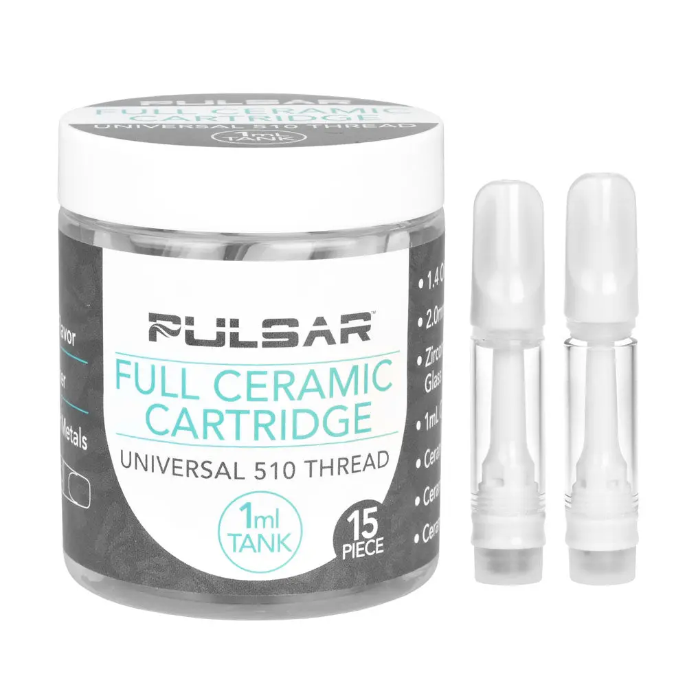 Pulsar Full Ceramic Cartridge - 1Ml 15Pcs 1