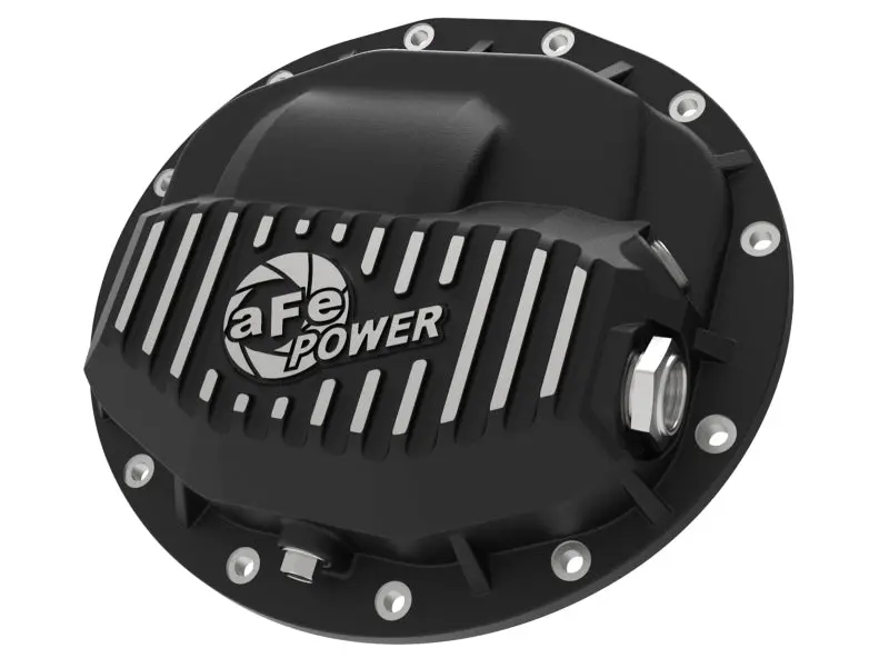 Afe Power Pro Series Rear Differential Cover Black W/ Machined Fins 13-18 Ram Diesel Trucks L6-6.7L 1