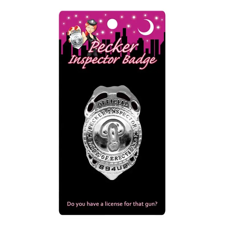 Official Pecker Inspector Badge 1