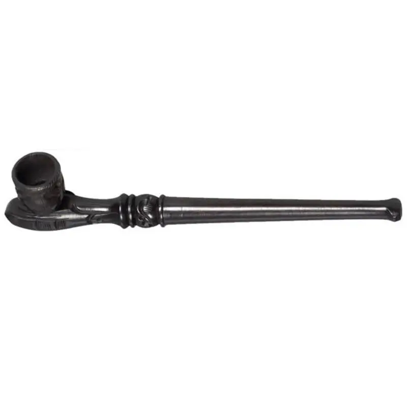 Carved Wood Hand Pipe | 6 Inch 1