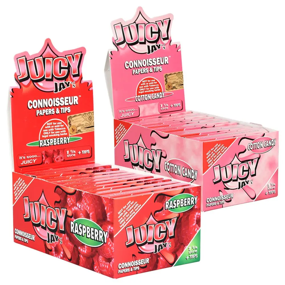 Juicy Jay's Connoisseur Papers + Tips | 1 1/4 | 32Pc | 24Pk 1