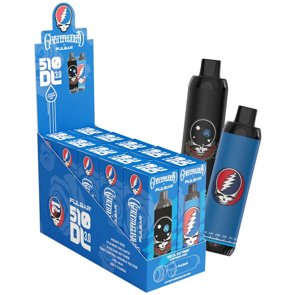 Grateful Dead X Pulsar 510 Dl 3.0 Twist Variable Voltage Vape Pen | 650Mah 1