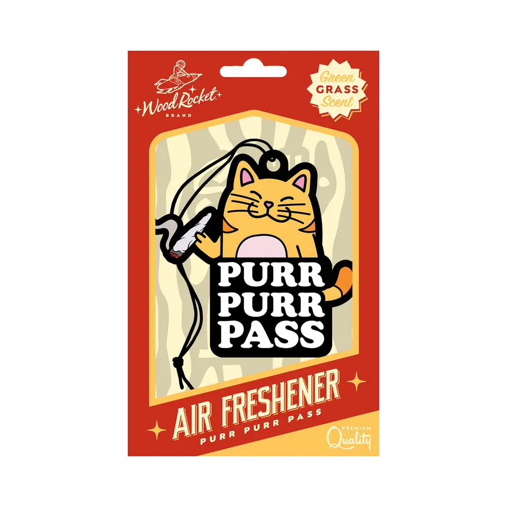 Wood Rocket Air Freshener Purr Purr Pass 1