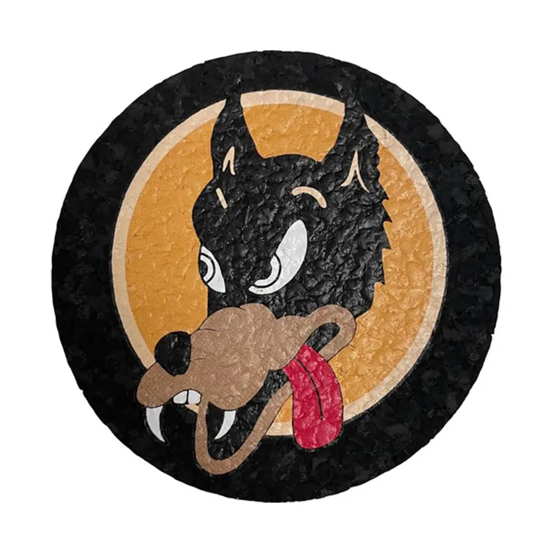 East Coasters Jerry Garcia Wolf Coaster 6 Inch Dab Mat 1