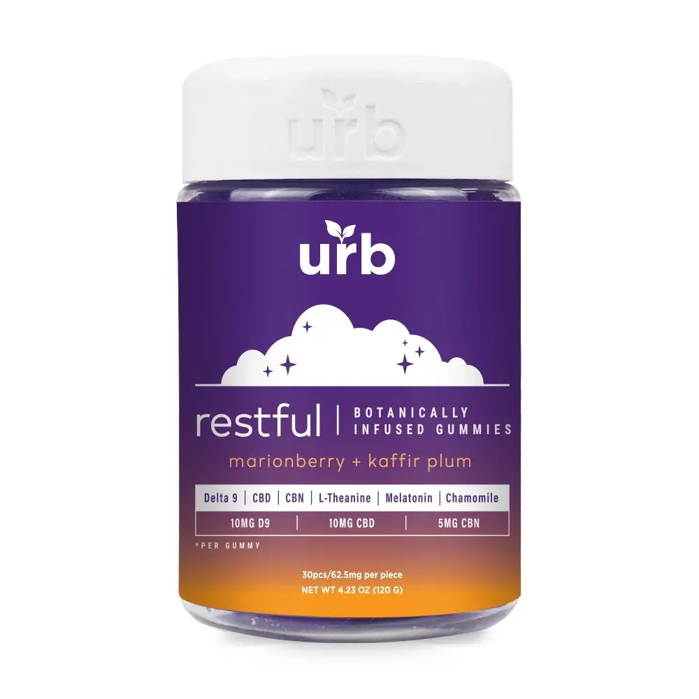 Urb Restful Botanically Infused Gummies 1875Mg 1