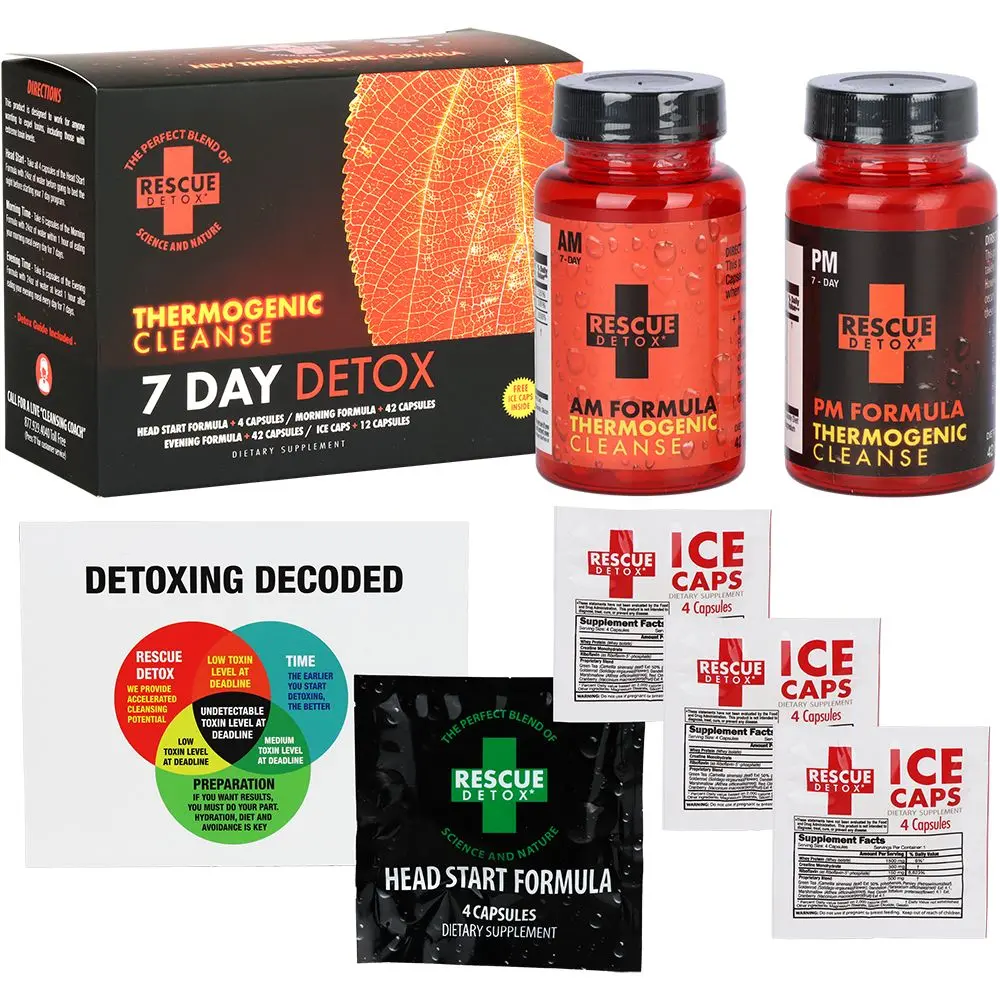 Rescue Detox 7 Day Thermogenic Cleanse Detox Kit 1