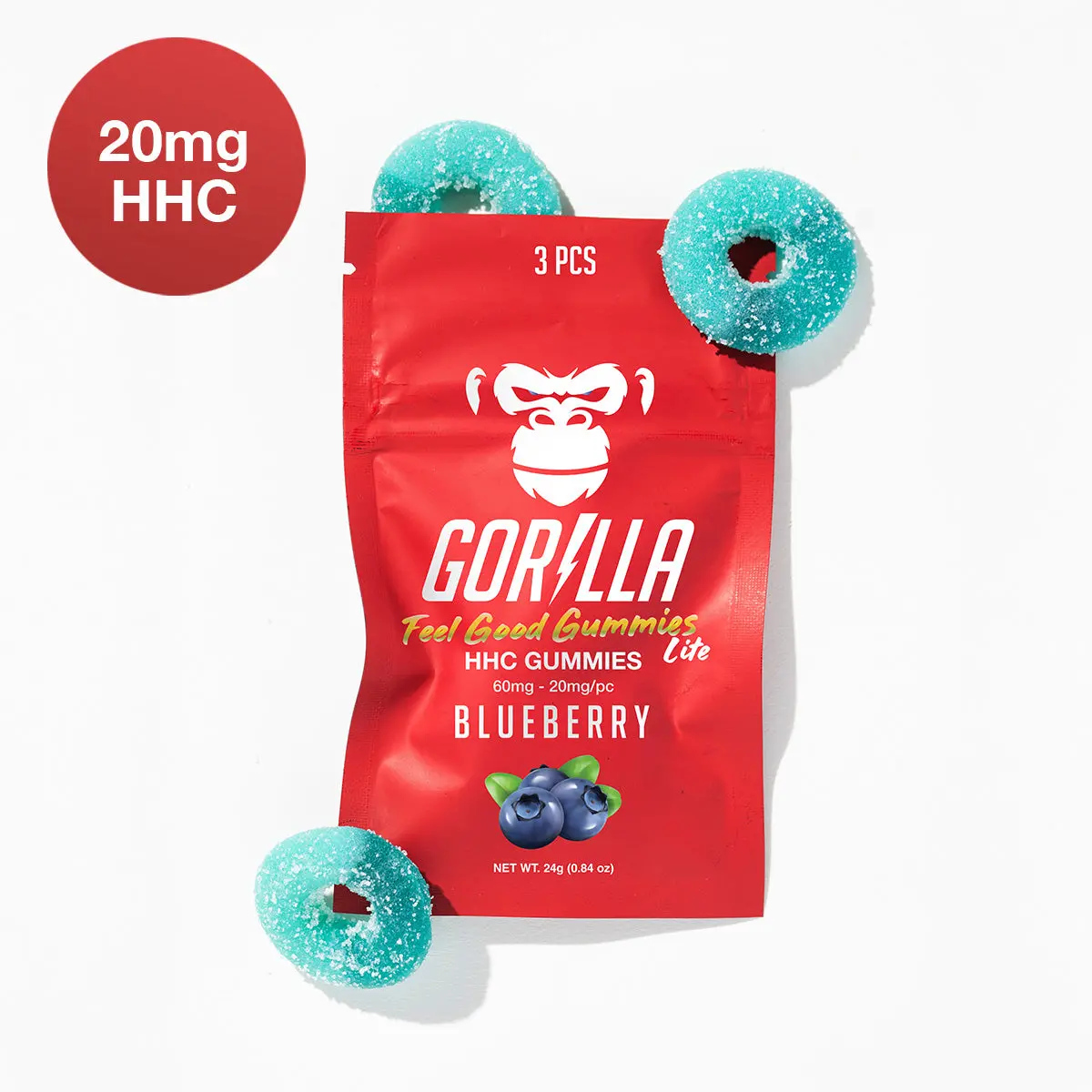 Hhc Gummies - 20Mg (3Pc) 2