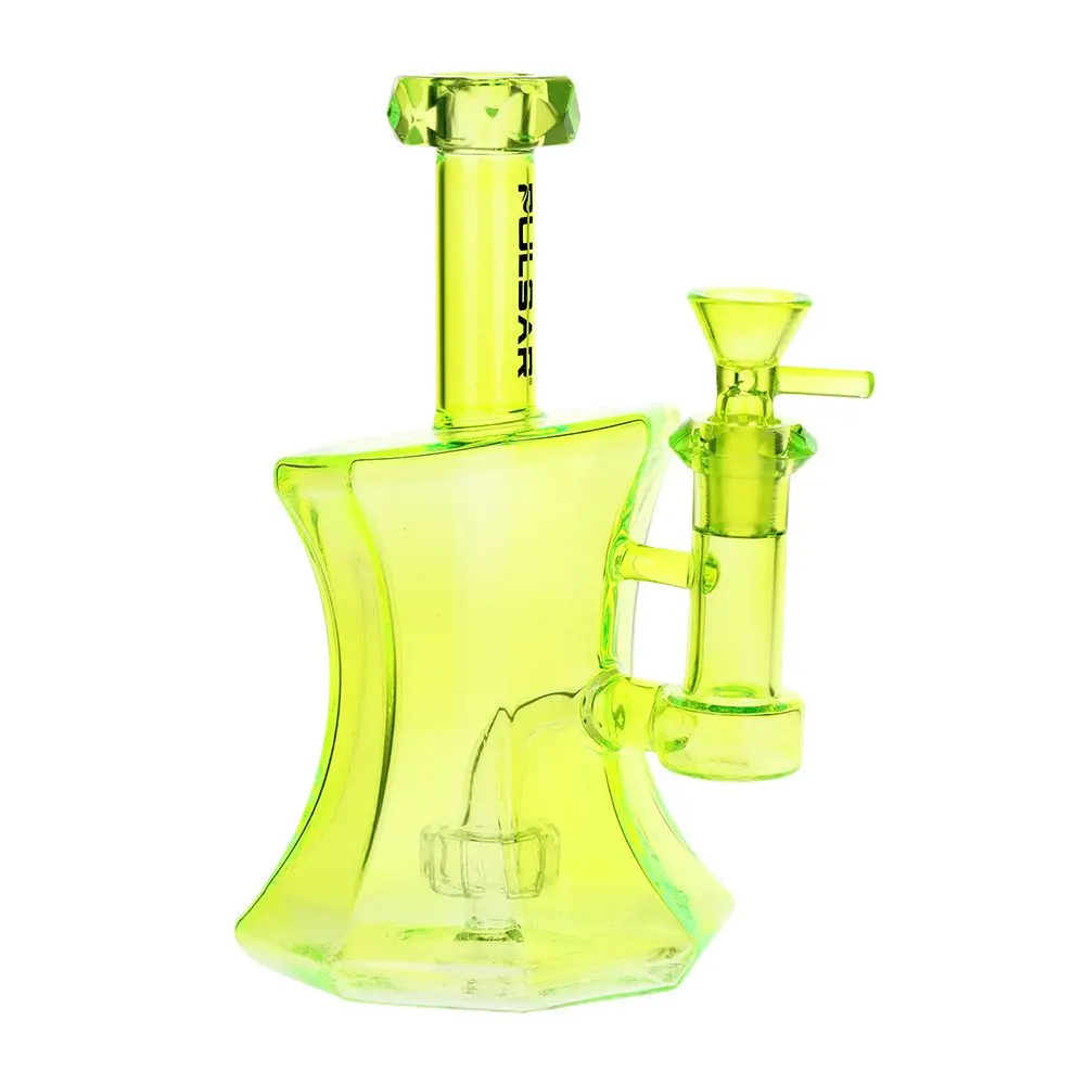 Pulsar Drippy Diamonds Glass Water Pipe | 7.5" | 14Mm F 3