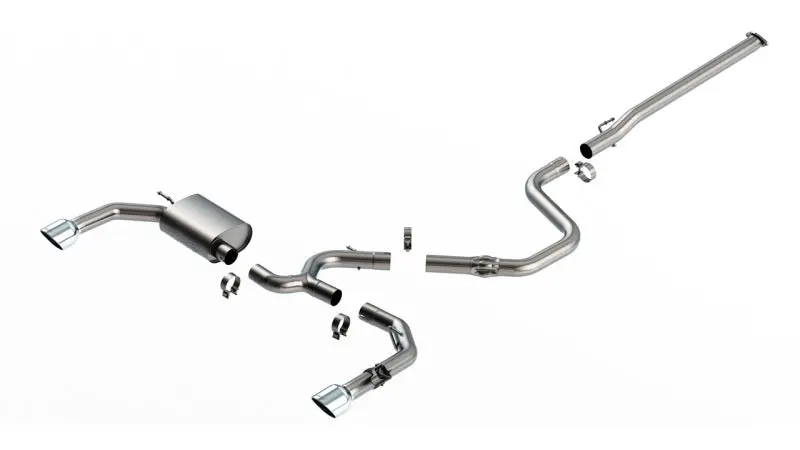 Borla 22-23 Hyundai Elantra N 2.0L 4 Cyl. Turbo At/Mt Atak Catback Exhaust Bright Chrome 1