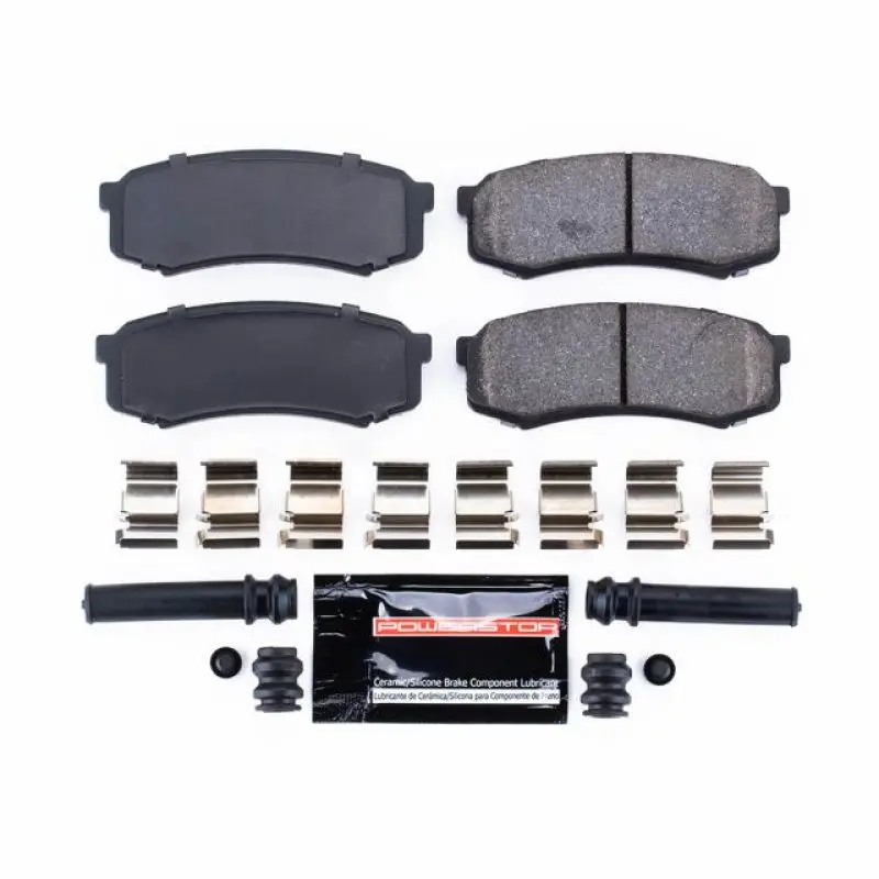 Power Stop 10-19 Lexus Gx460 Rear Z23 Evolution Sport Brake Pads W/Hardware 1