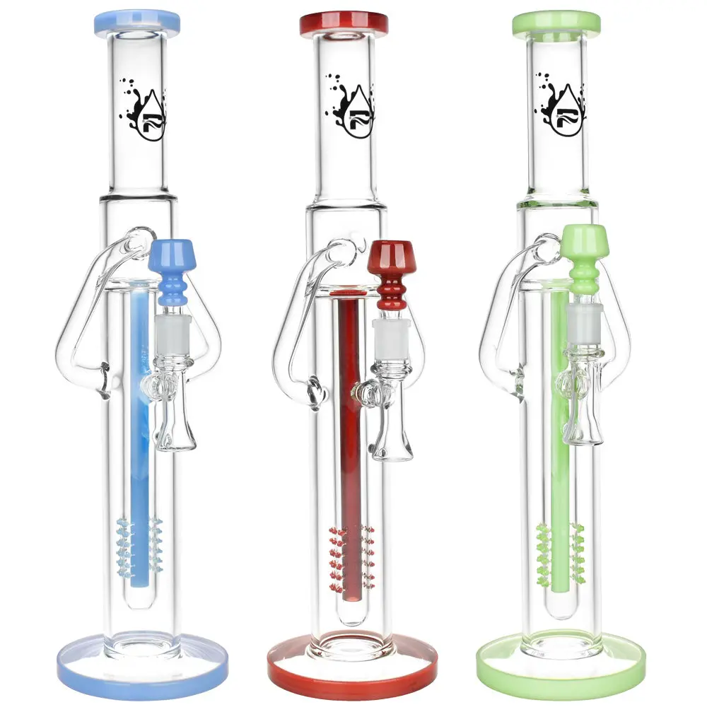 Pulsar Deep Pocket Tube Recycler Water Pipe | 16" | 14Mm F 1