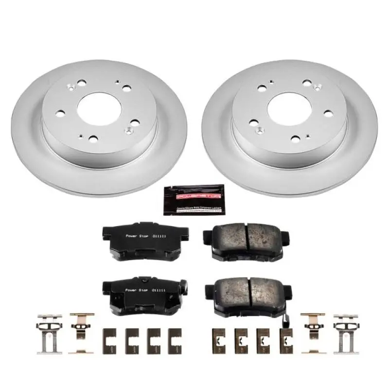 Power Stop 13-15 Acura Ilx Rear Z17 Evolution Geomet Coated Brake Kit 1