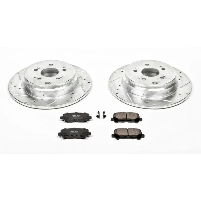 Power Stop 07-13 Acura Mdx Rear Z23 Evolution Sport Brake Kit 1
