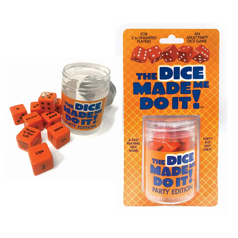 The Dice Made Me Do It! Party Edition Dice Game 1
