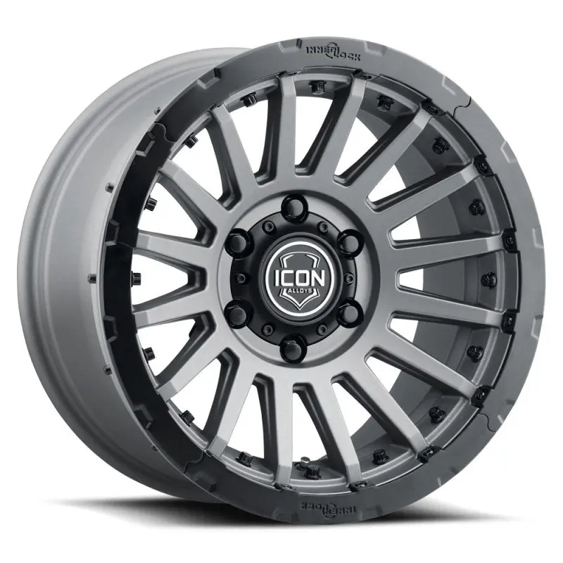 Icon Recon Pro 17X8.5 6X5.5 0Mm Offset 4.75In Bs 106.1Mm Bore Charcoal Wheel 1