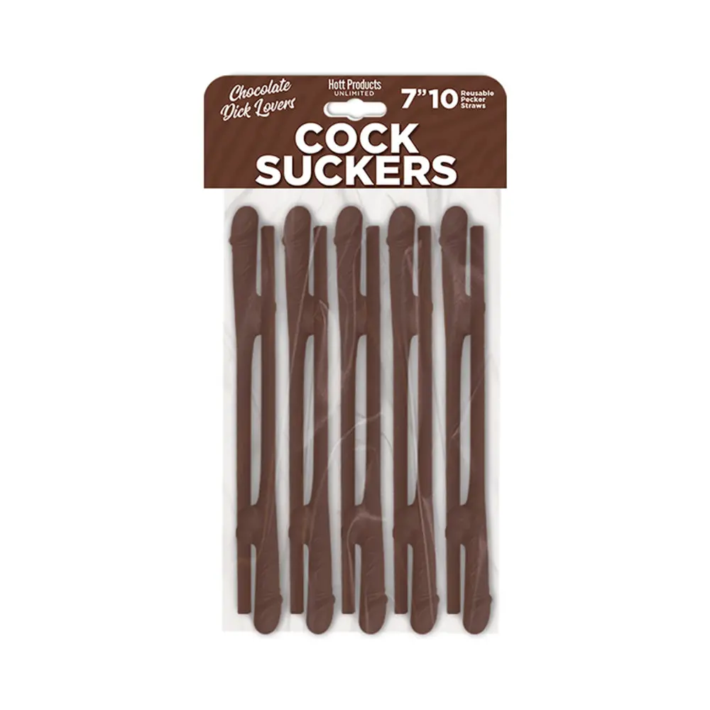 Skins Pecker Straws Chocolate Lovers (10-Pack) 1