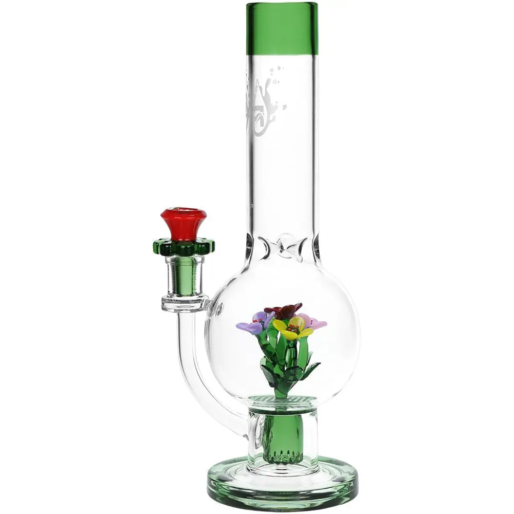 Pulsar Chill Flowerz Glass Water Pipe - 12" /14Mm F 2