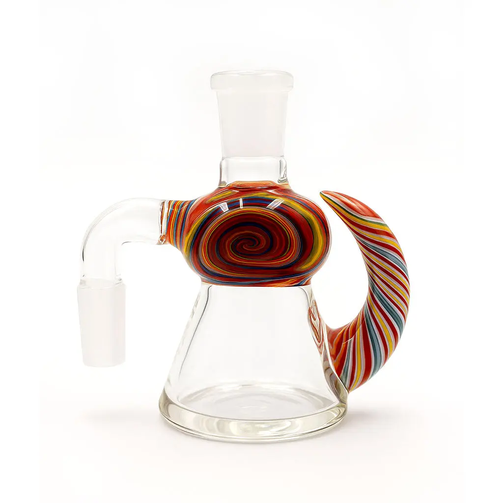 Colorful Swirl Horn Beaker Ash Catcher 3