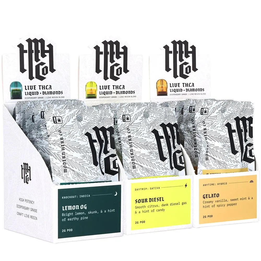 Modern Herb Co Liquid Diamonds Thca Pod | 2G | 6Ct Display 1