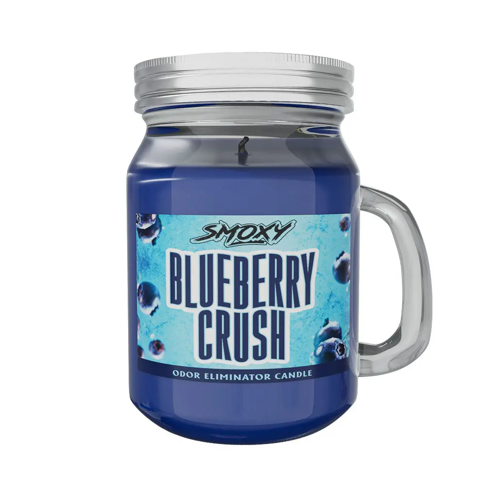 Blueberry Crush Smoke Odor Mini Candle 1