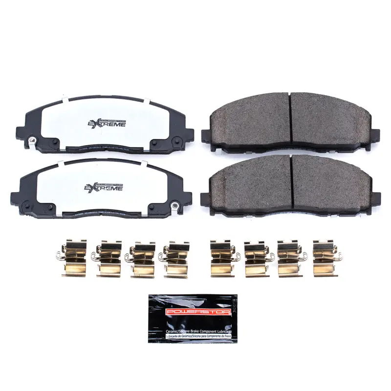 Power Stop 17-19 Chrysler Pacifica Front Z36 Truck & Tow Brake Pads W/Hardware 1