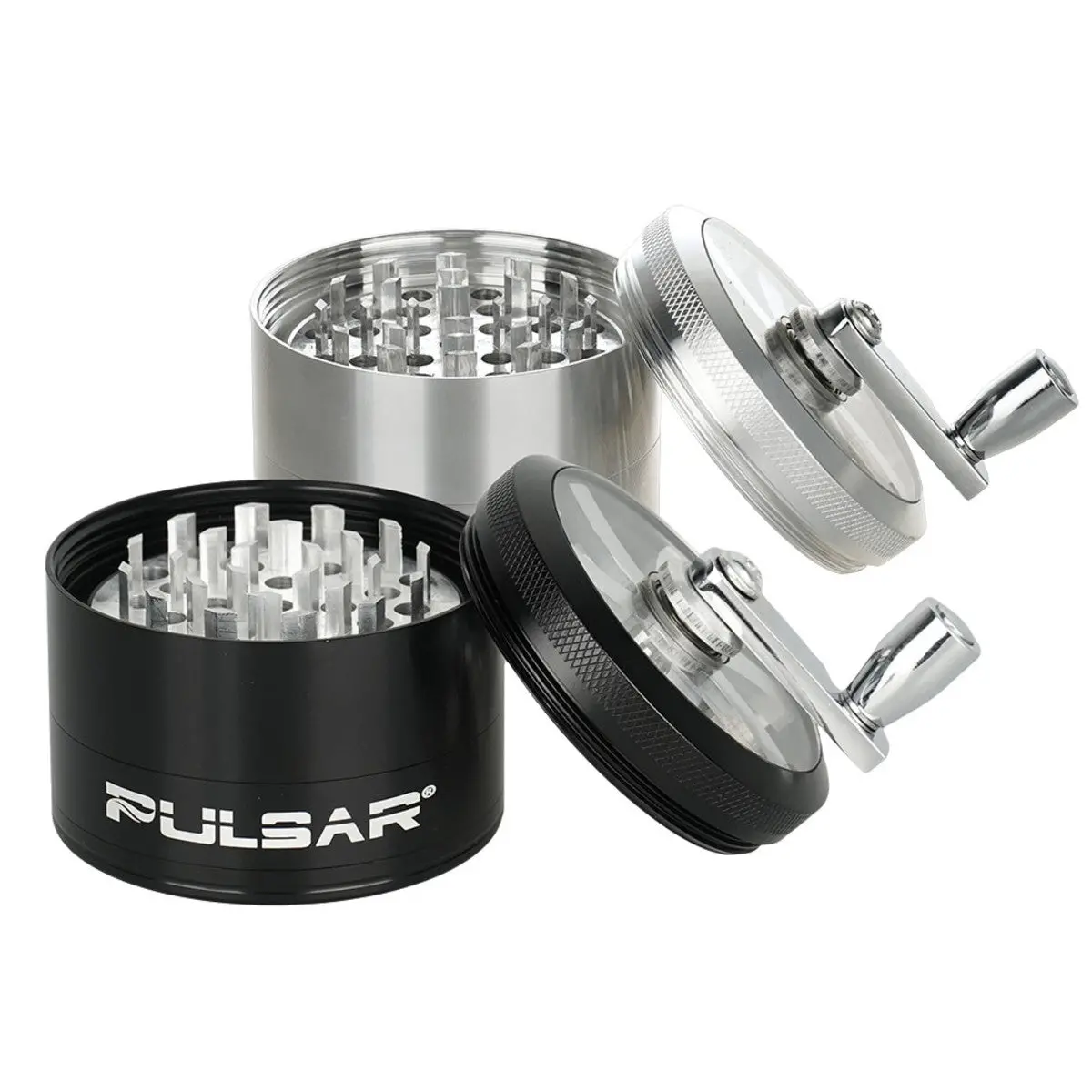Gr764 Pulsar Aluminum Crank Grinder 4Pc / 2.5" 1