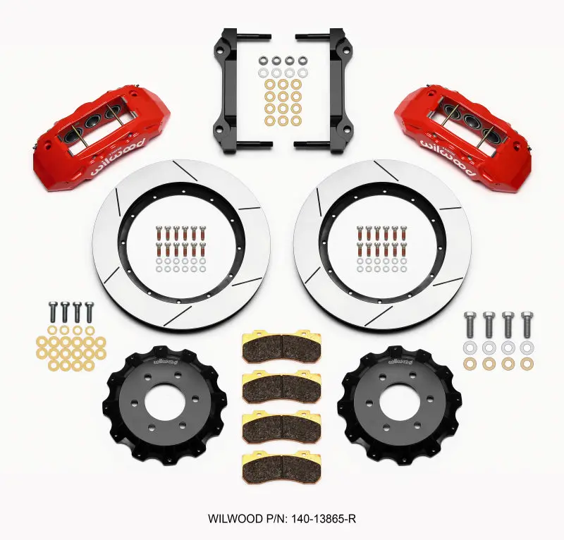 Wilwood Tx6r Front Kit 15.50In Red 2010-Up Ford F150 (6 Lug) 1