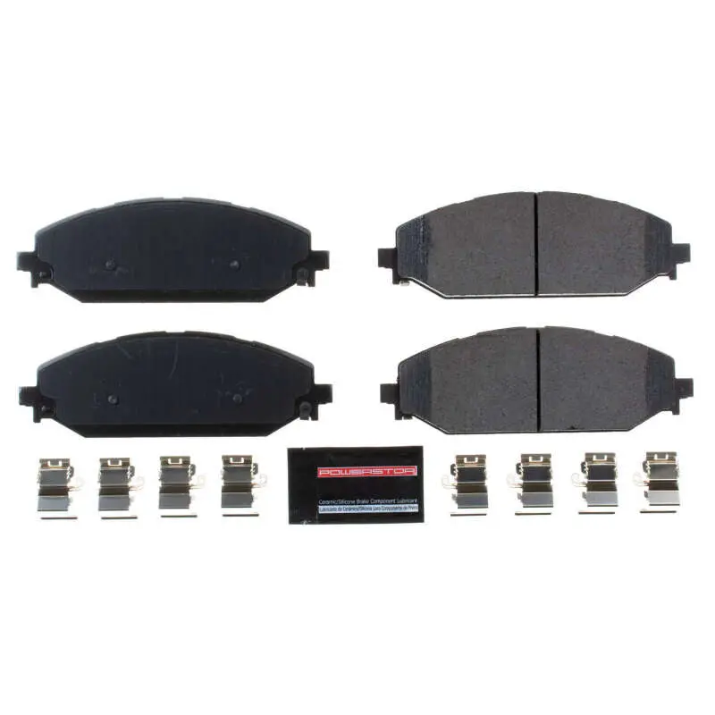 Power Stop 2019 Ram 1500 Front Z23 Evolution Sport Brake Pads W/Hardware 1
