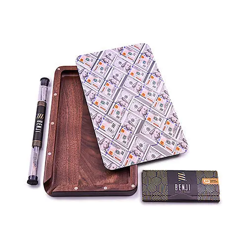 Benji - Walnut Tray W/ Magnetic Lid Kit - Usd 1