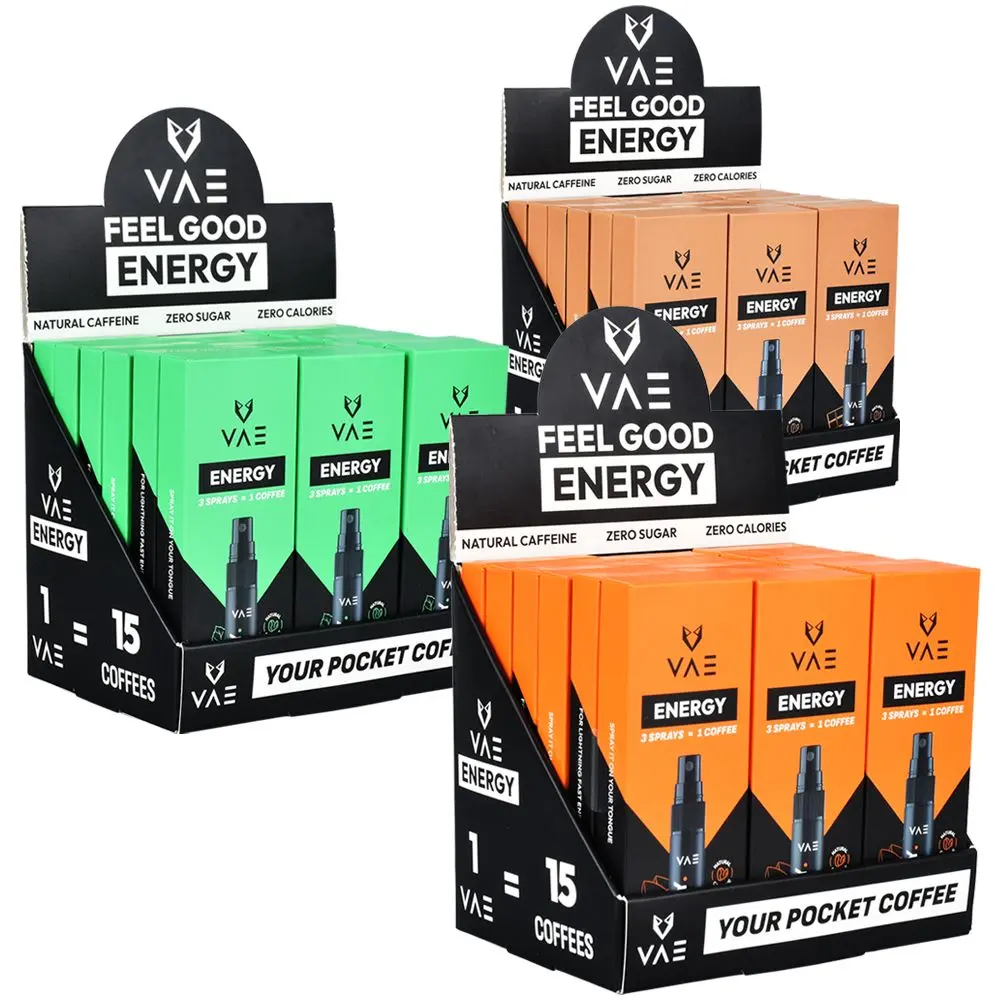 Vae Caffeine Energy Spray 9Ct 1