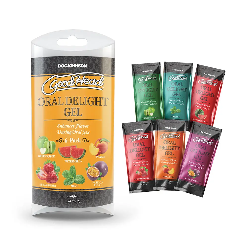 Goodhead Oral Delight Gel Multi-Flavor 6-Pack 0.24 Oz. 1