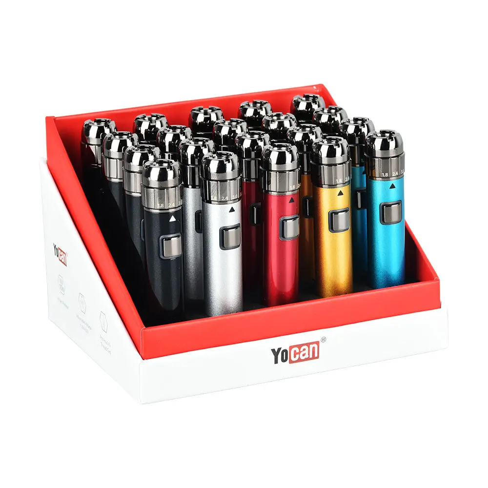Yocan Lux 510 Battery | 400Mah | Assorted Colors | 20Pc Display 1
