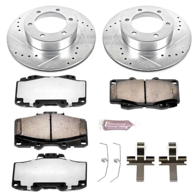 Power Stop 95-02 Toyota 4Runner Front Z36 Truck & Tow Brake Kit 1