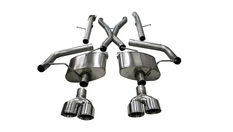 Corsa 18-21 Jeep Grand Cherokee Trackhawk 6.2L Xtreme Cat-Back Dual Rear Exit W/4.5In Polished Tips 1