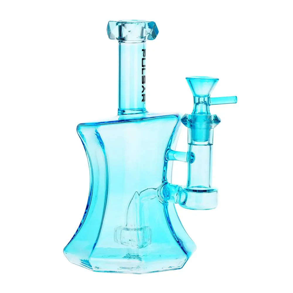 Pulsar Drippy Diamonds Glass Water Pipe | 7.5" | 14Mm F 2