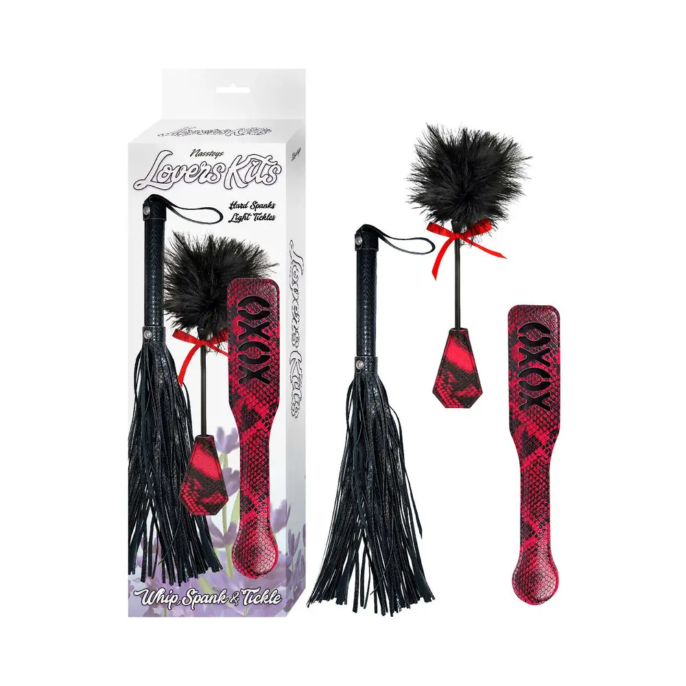 Nasstoys Lovers Kits Whip, Spank & Tickle 3-Piece Set 1
