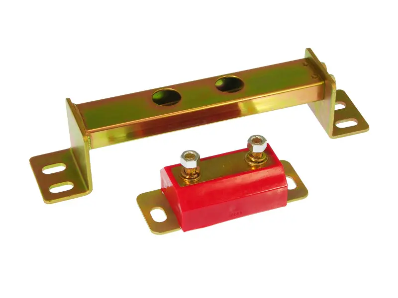 Prothane 99-04 Ford Mustang Trans Mount & Crossmember Kit - Red 1