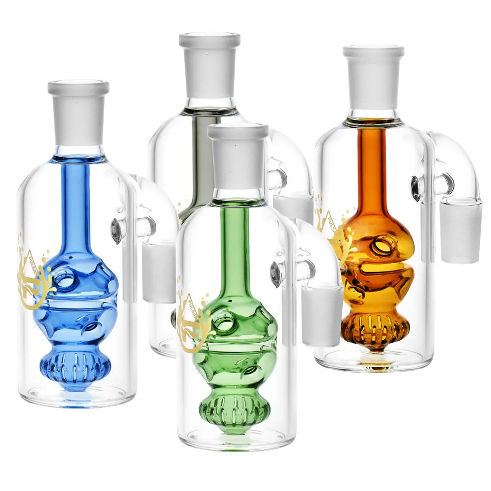 Pulsar Egg Perc Ash Catcher - 90 Degree / Colors Vary 1