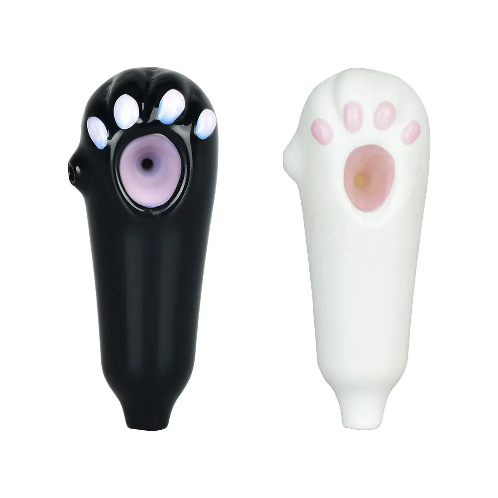 Cute Cat Paw Hand Pipe | 4" | Colors Vary 1