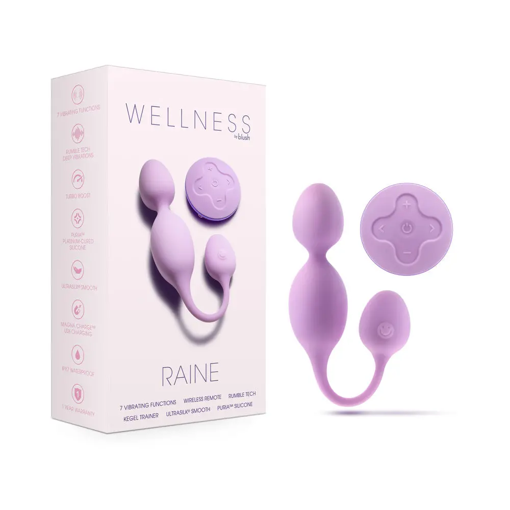 Wellness Raine Vibrating Kegel Ball Lilac 1