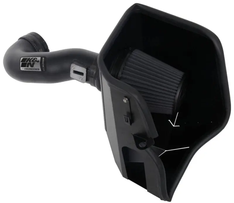 K&N 2019 Chevrolet Silverado 1500 5.3L V8 Black Performance Intake Kit 1