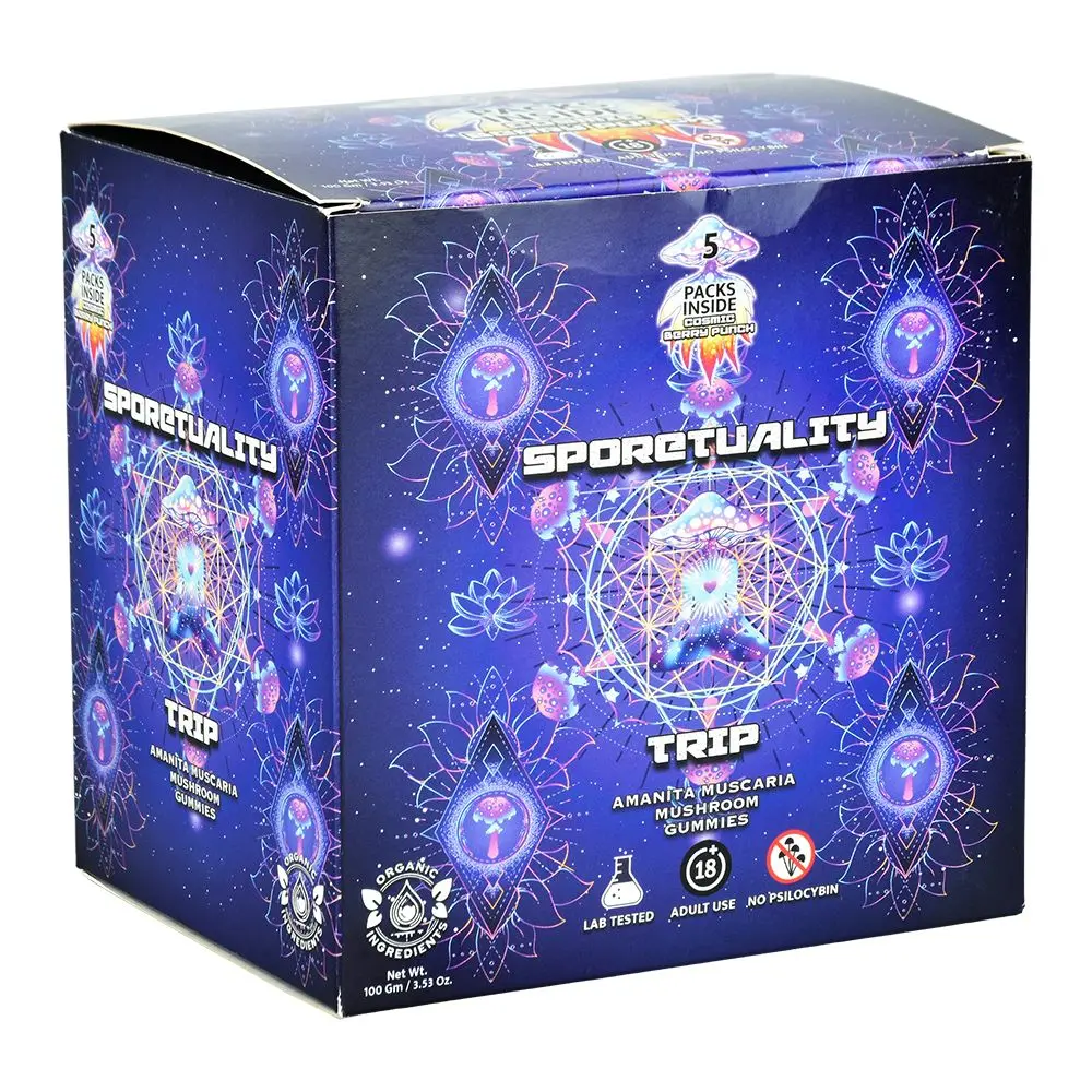 Sporetuality Amanita Gummies - 5Pc / 3750Mg / Berry 5Pk 1