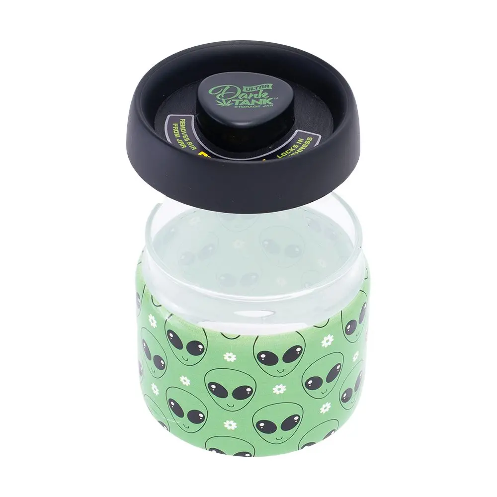 Fujima Dank Tank Vacuum Glass Jar - 4.2" / Green Alien 2