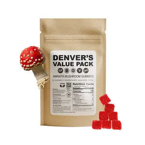 Bulk Amanita Mushroom Gummies (40 Gummies/200,000Mg) 1