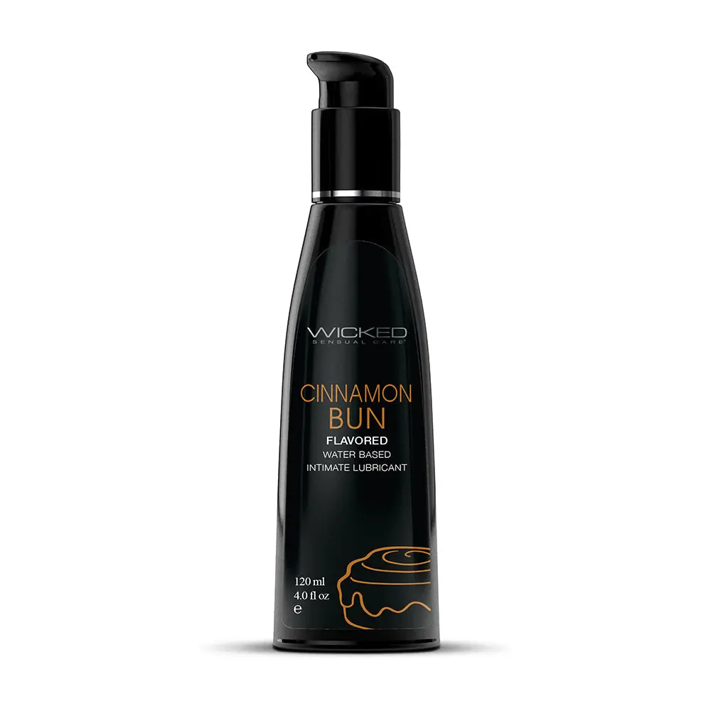 Wicked Aqua Cinnamon Bun Water-Based Lubricant 4 Oz. 1