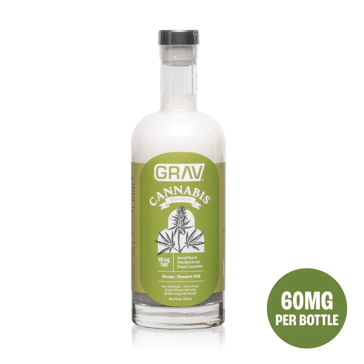 Grav® Cannabis Spirit 60Mg Natural, 750Ml Bottle 1
